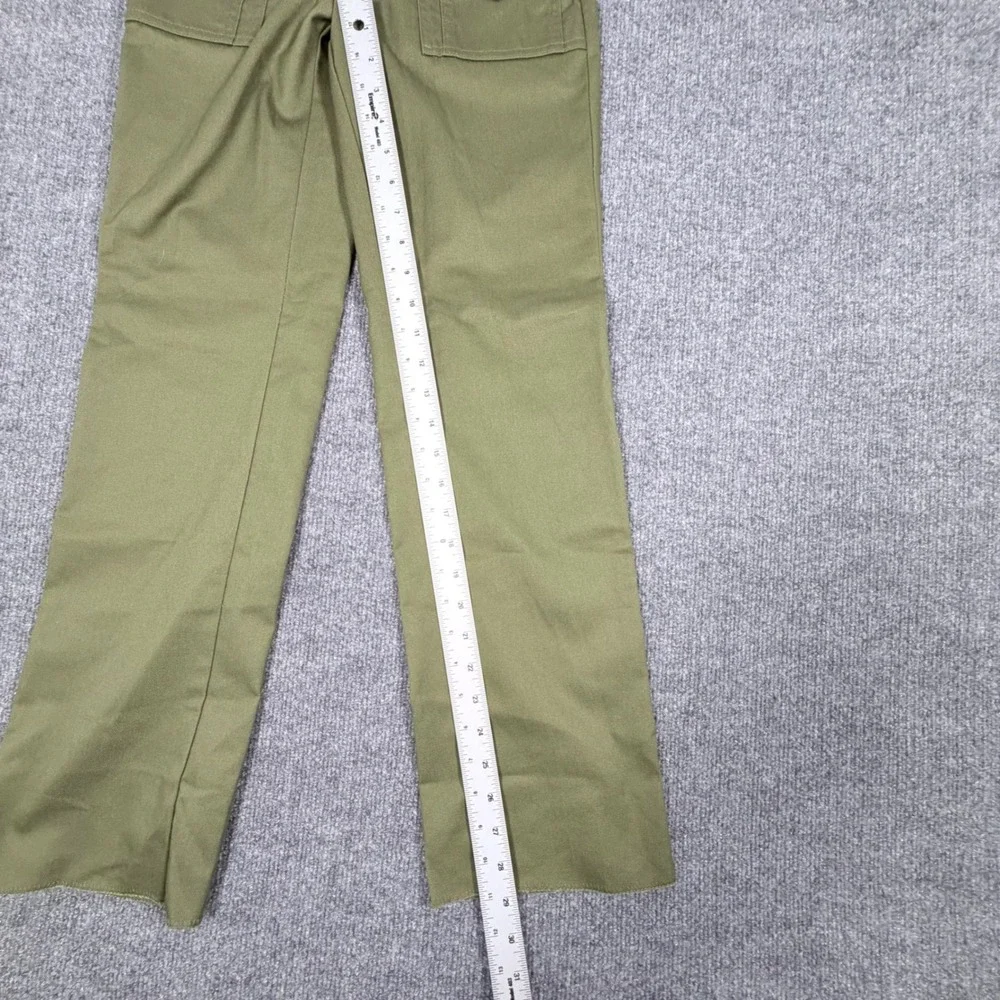 VNTG Boy Scouts of‎ America Official Uniform Pants Olive Green Cargo Size 10/ 25